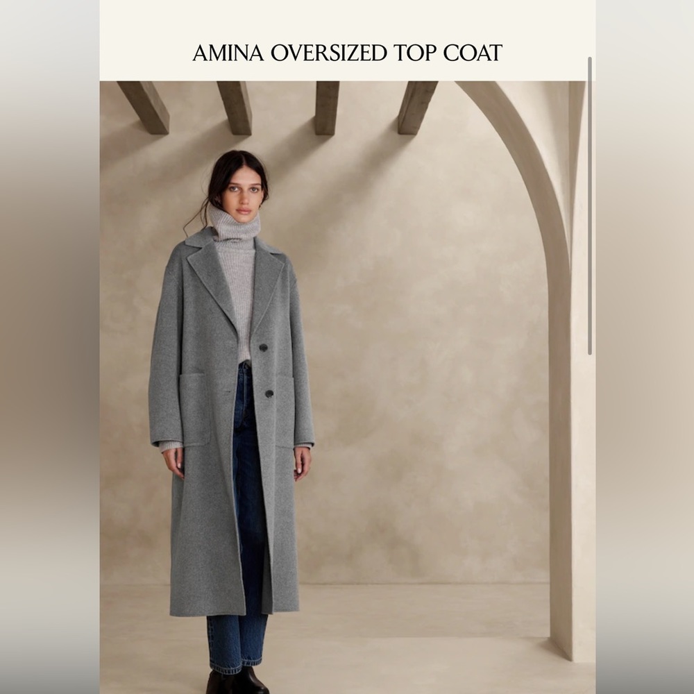 Banana Republic oversized Amina coat